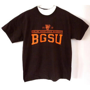 MV Sport Bowling Green State University Falcons T Shirt Brown Men's Size L
